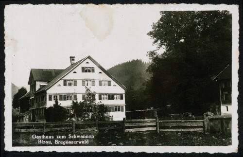 Gasthaus zum Schwannen Bizau, Bregenzerwald