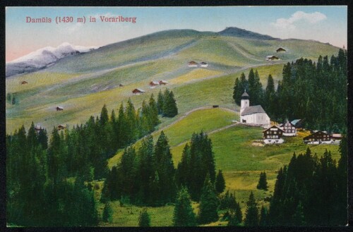 Damüls (1430 m) in Vorarlberg