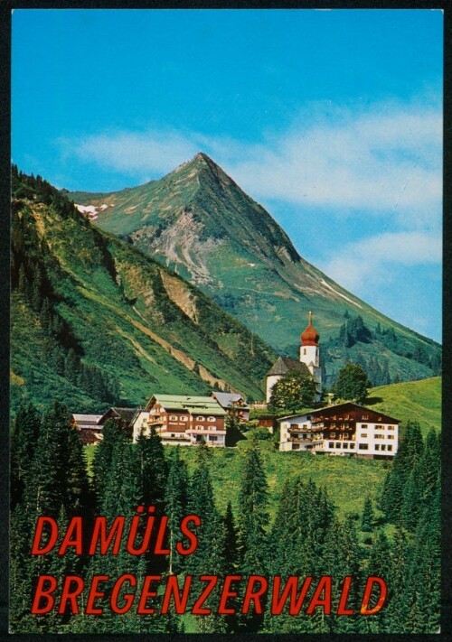 Damüls Bregenzerwald : [Vorarlberg Österreich - Austria - Autriche ...]