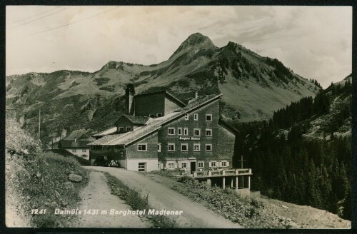 Damüls 1431 m Berghotel Madlener