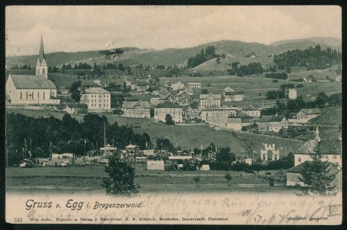 Gruss v. Egg i. Bregenzerwald : [Correspondenzkarte - Postkarte ...]