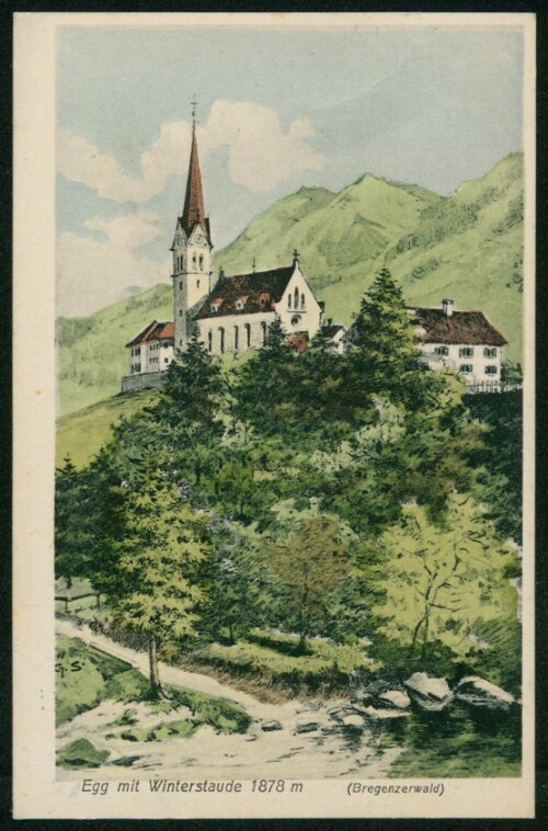 Egg mit Winterstaude 1878 m (Bregenzerwald) : [Postkarte ...]