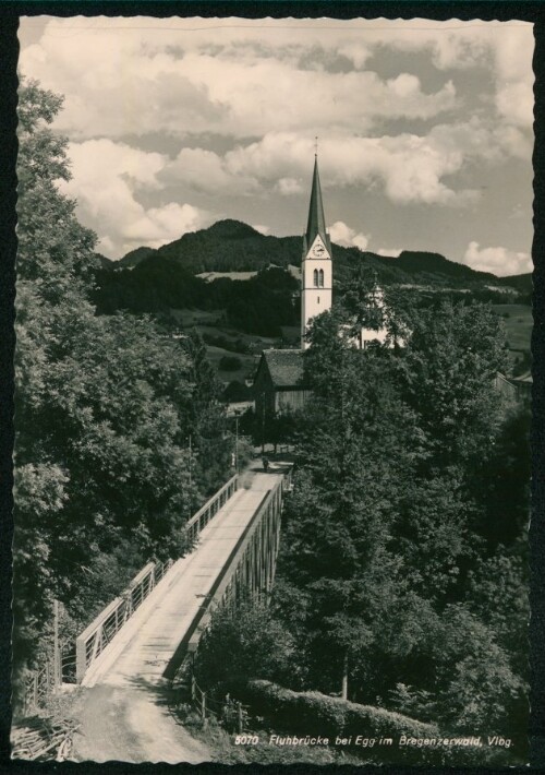 Fluhbrücke bei Egg im Bregenzerwald, Vlbg.
