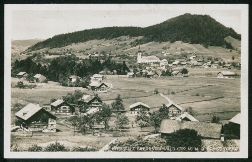 Hittisau i. Bregenzerwald (792 m) m. d. Schweizberg