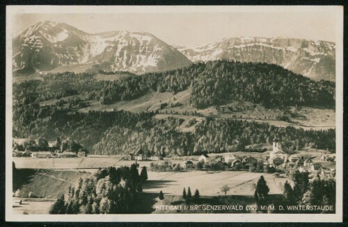 Hittisau i. Bregenzerwald (792 m) m. d. Winterstaude