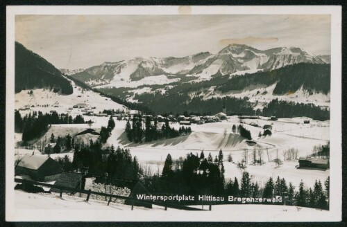 Wintersportplatz Hittisau Bregenzerwald