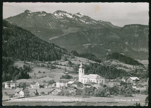Hittisau i. Bregenzerwald mit Hangspitze 1748 m