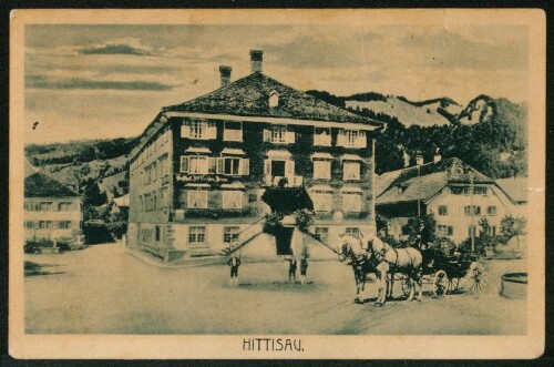 Hittisau : [Hittisau 800 m i. Bregenzerwald. Gasthof zur Krone ...]