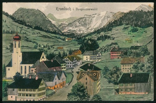 Krumbach i. Bregenzerwald : [Postkarte - Carte postale ...]