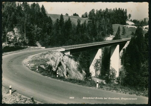 Bärentobel-Brücke bei Krumbach, Bregenzerwald