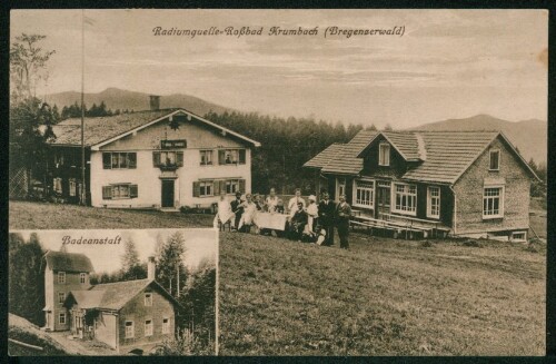 Radiumquelle=Roßbad Krumbach (Bregenzerwald) : Badeanstalt